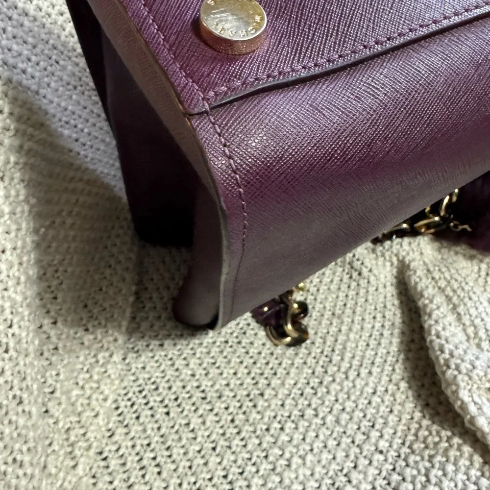 Michael Kors Purple‎ Leather Sofia Tote